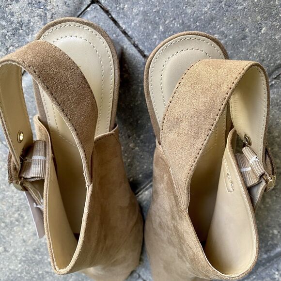 Liz Claiborne Women's Portage Slingback Buckle Dress Sandals Block Heel Size 10 - Picture 5 of 11